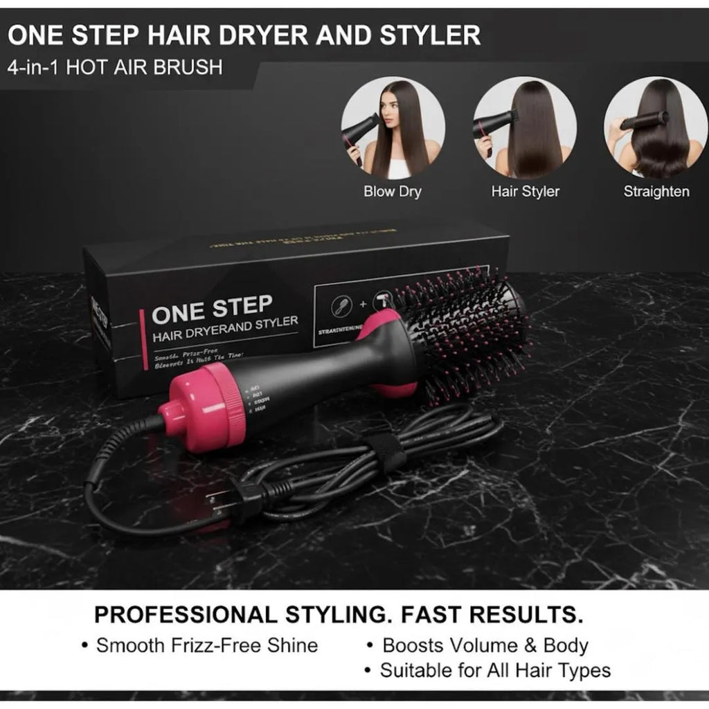 One-Step Hair Dryer & Styler Hot Air Brush