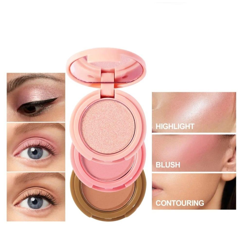 3 In 1 Mini Makeup Palette