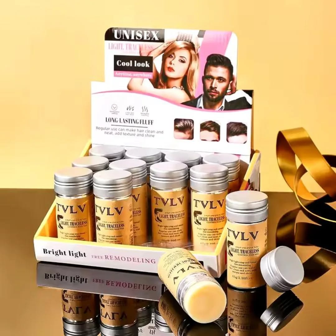 Frizz Control Hair Wax Stick - Glossy Finish for All Hair Types